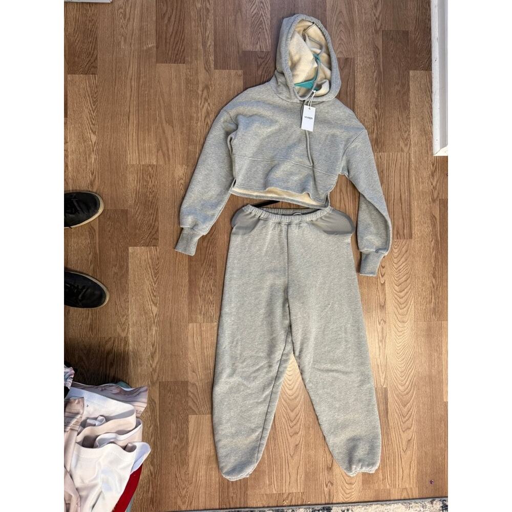 La Voûte Grey Hoodie and Sweatpants Set